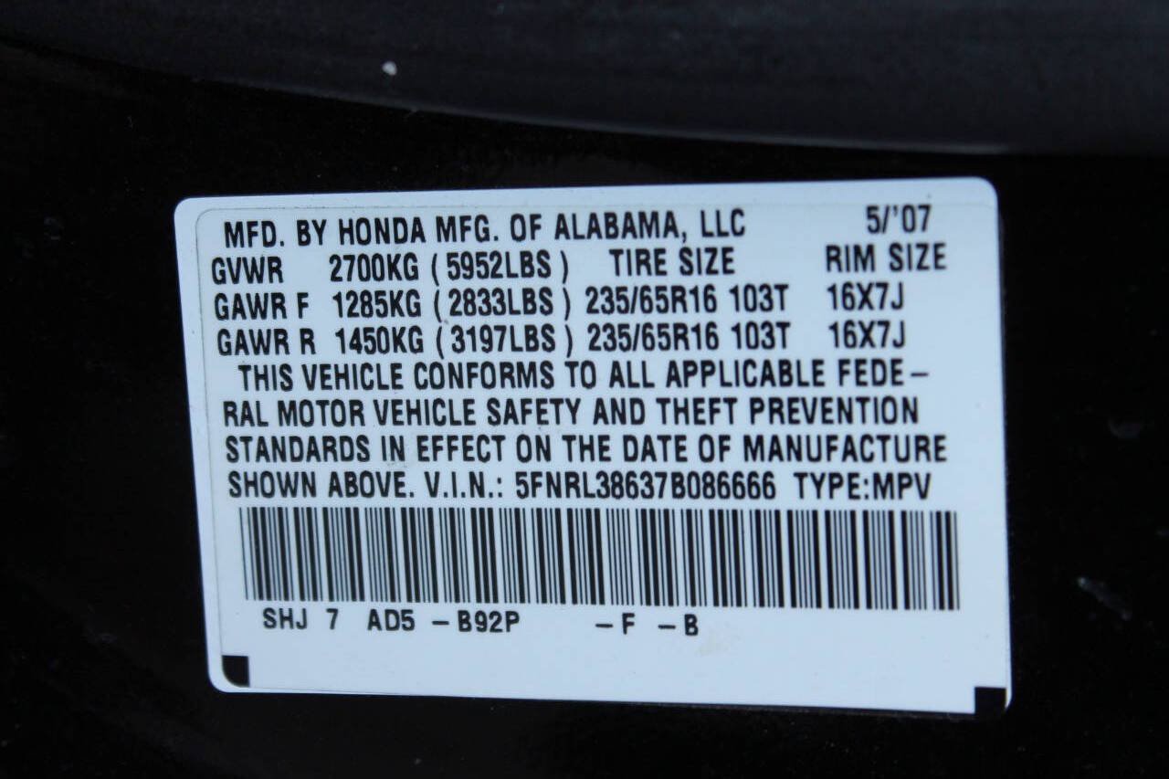 Used 2007 Honda Odyssey EX-L image 15