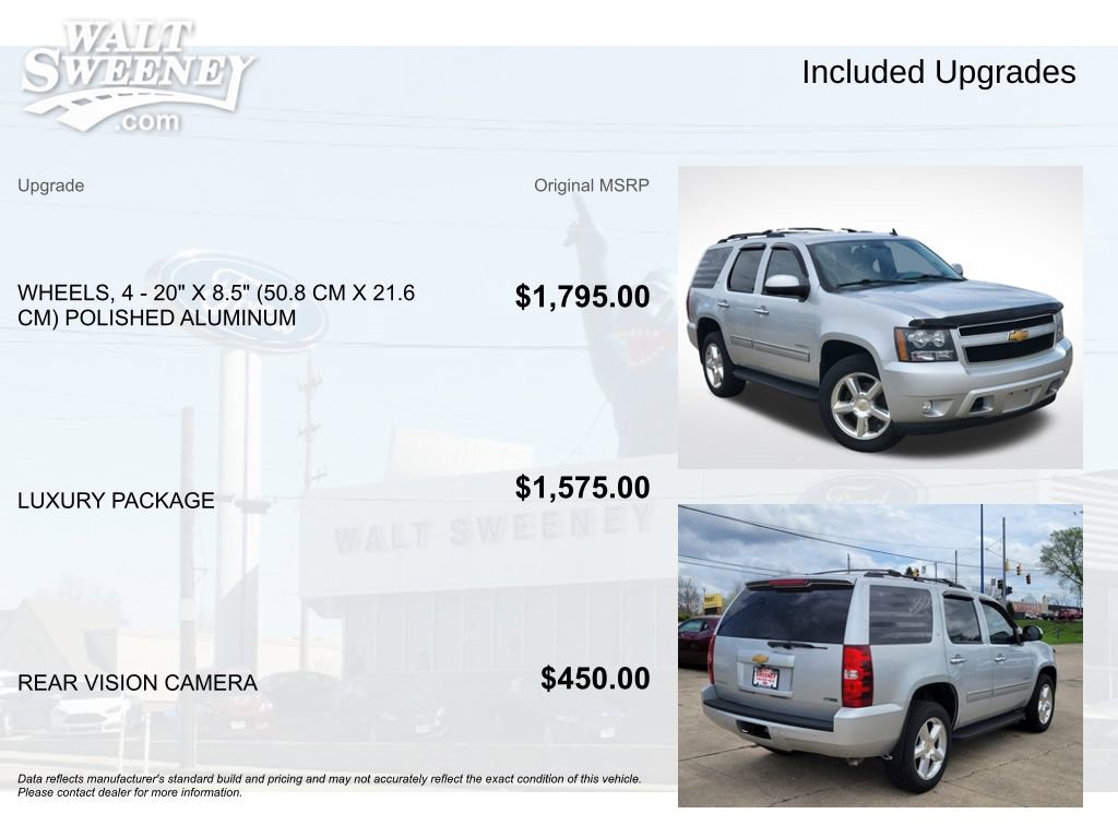 Used 2012 Chevrolet Tahoe LT w/ Luxury Package AWD/4WD image 11
