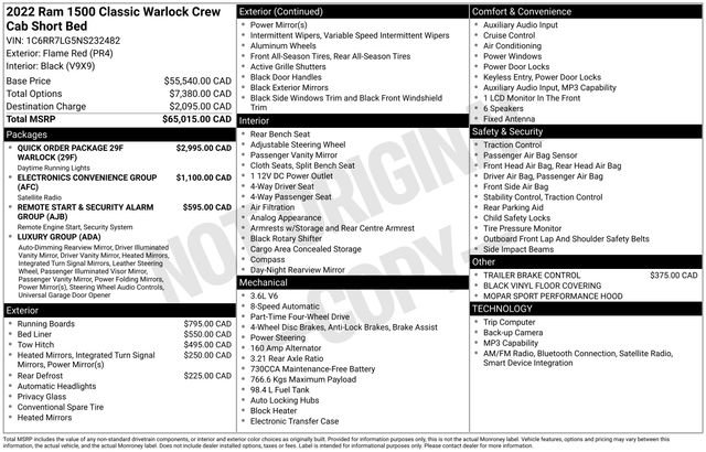 Used 2022 RAM 1500 Classic Warlock image 5