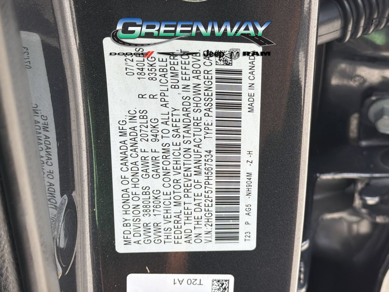 Used 2023 Honda Civic Sport image 32