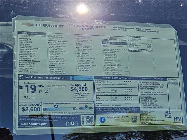 New 2026 Chevrolet Colorado Trail Boss image 17