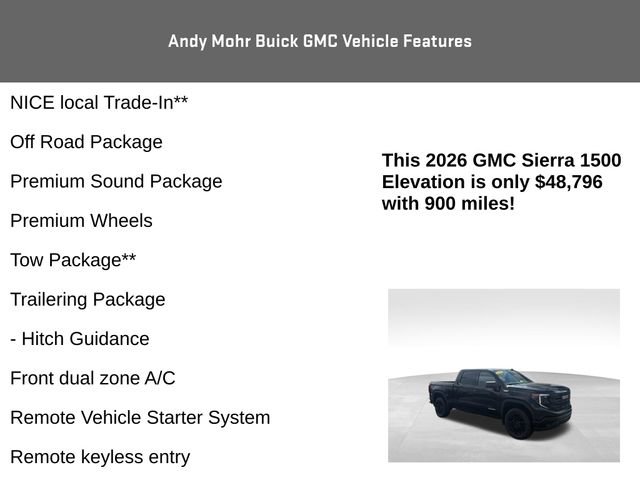 Used 2026 GMC Sierra 1500 Elevation image 8