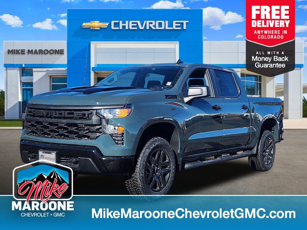 New 2026 Chevrolet Silverado 1500 Custom Trail Boss w/ Dark Appearance Package image 1