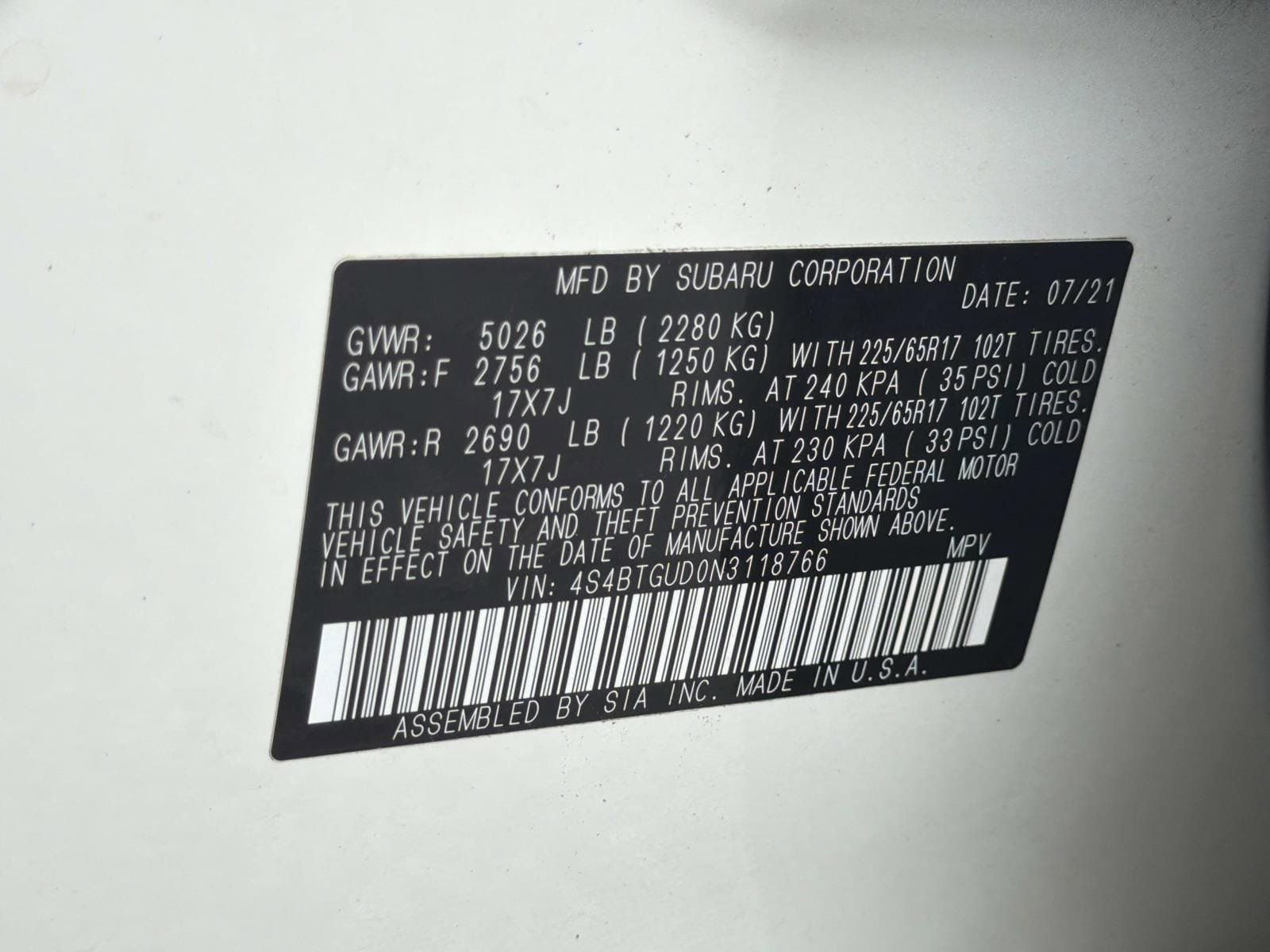 Used 2022 Subaru Outback Wilderness AWD/4WD image 35