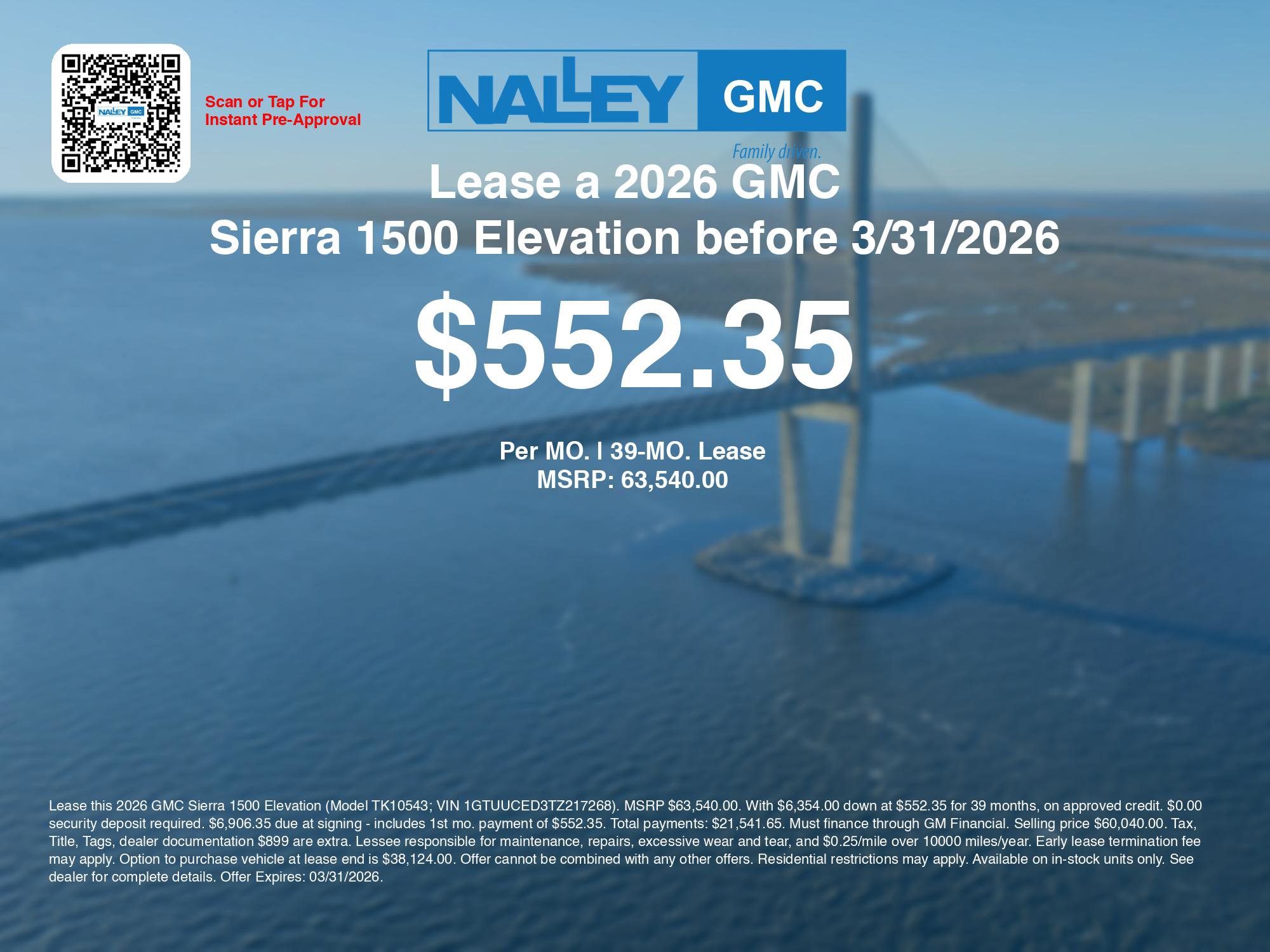 New 2026 GMC Sierra 1500 Elevation w/ X31 Off-Road Package image 3