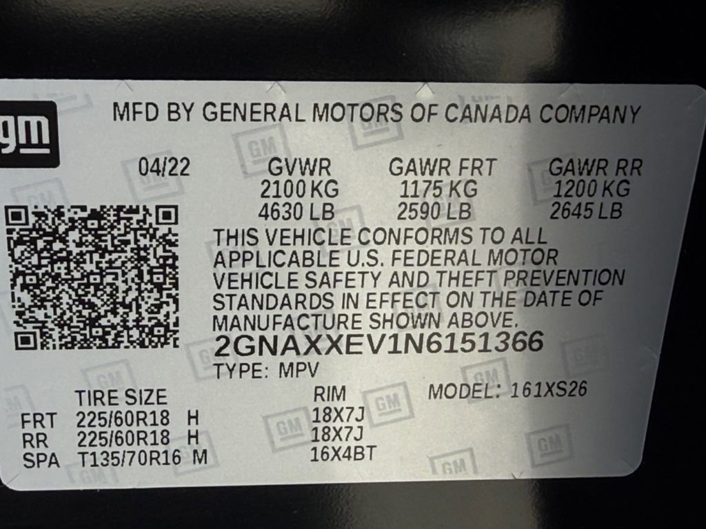 Used 2022 Chevrolet Equinox Premier AWD/4WD image 28