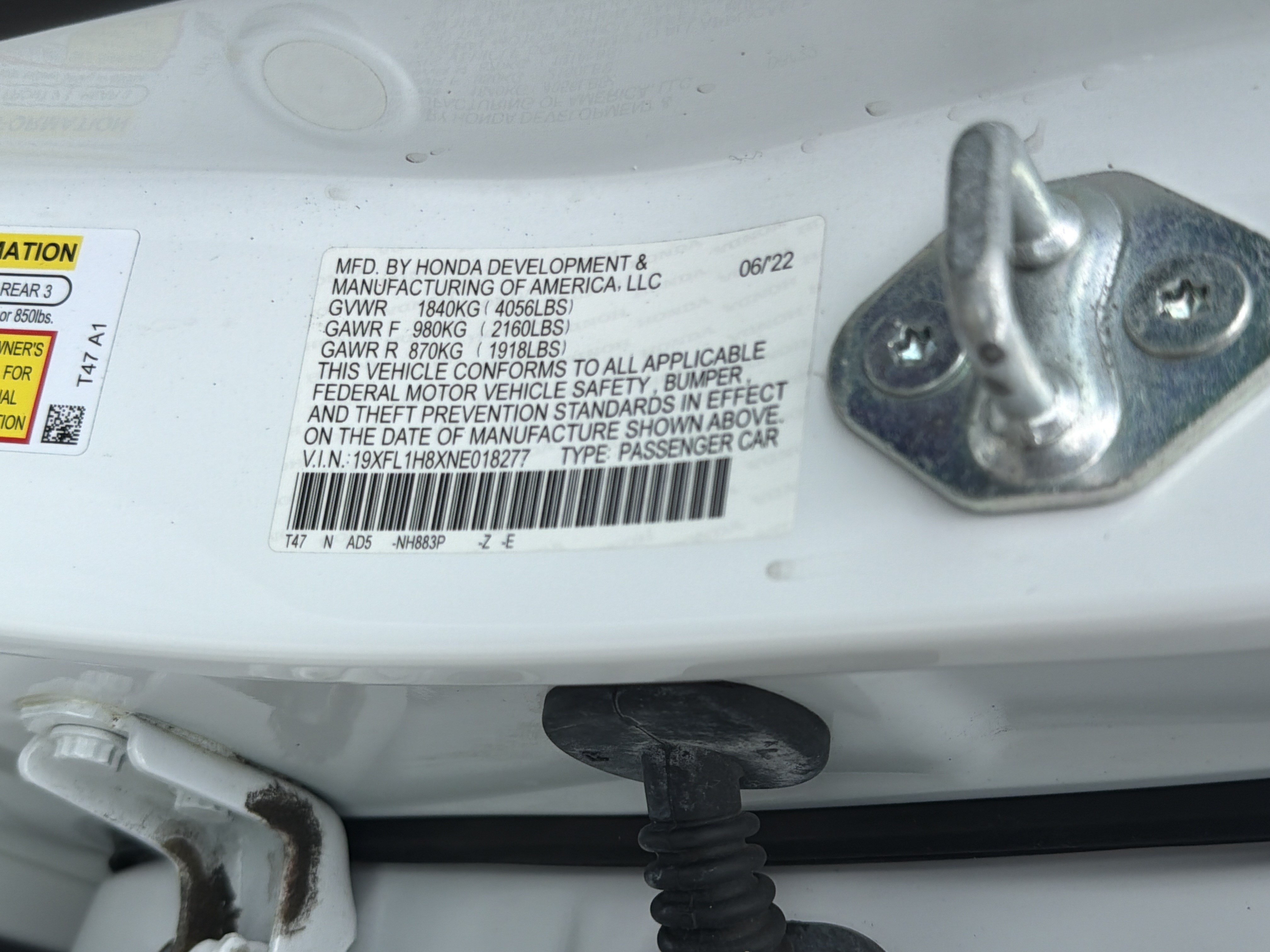 Used 2022 Honda Civic Sport Touring image 30