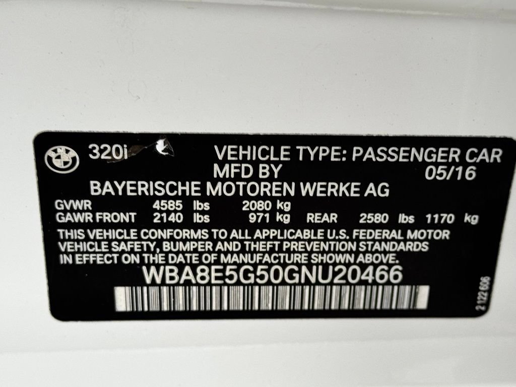 Used 2016 BMW 320i xDrive Sedan AWD/4WD image 42