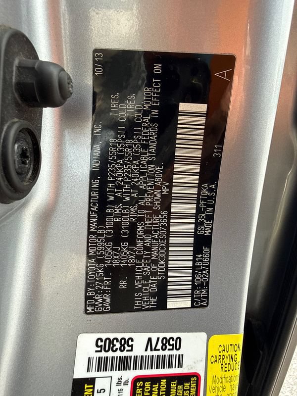 Used 2014 Toyota Sienna XLE AWD/4WD image 29