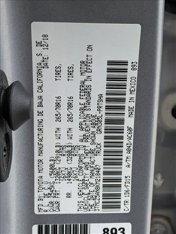Used 2019 Toyota Tacoma TRD Off-Road w/ Technology Package AWD/4WD image 23