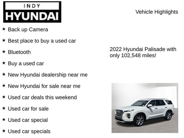 Used 2022 Hyundai Palisade SEL w/ 8P Bench Seat Package AWD/4WD image 8