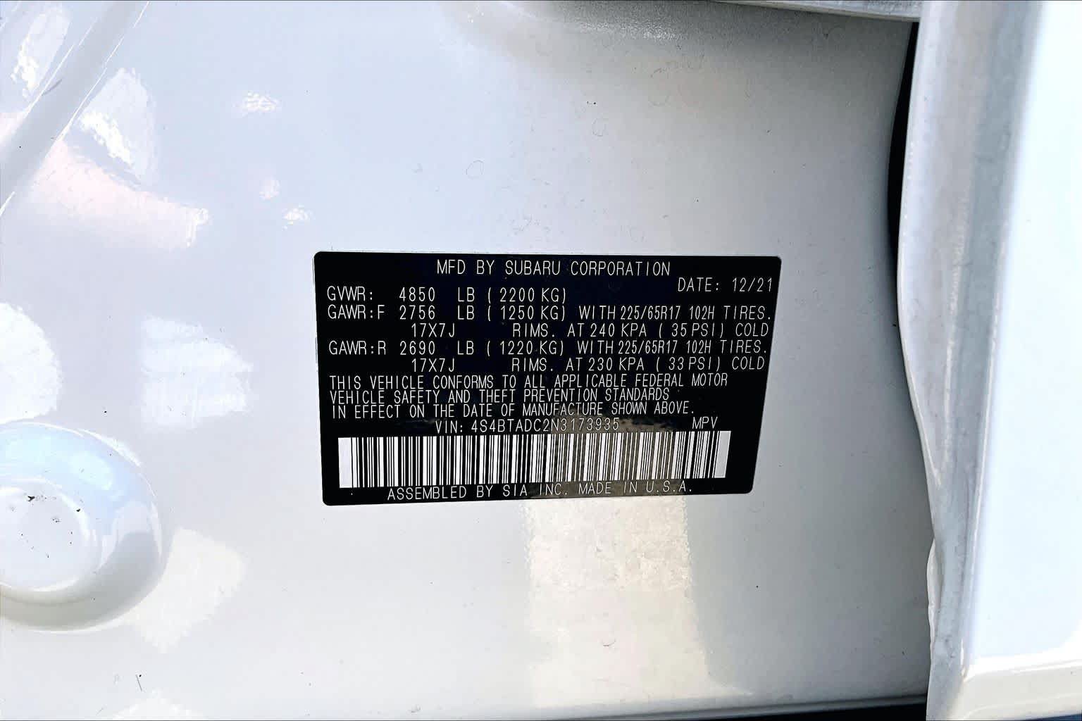Used 2022 Subaru Outback Premium AWD/4WD image 36