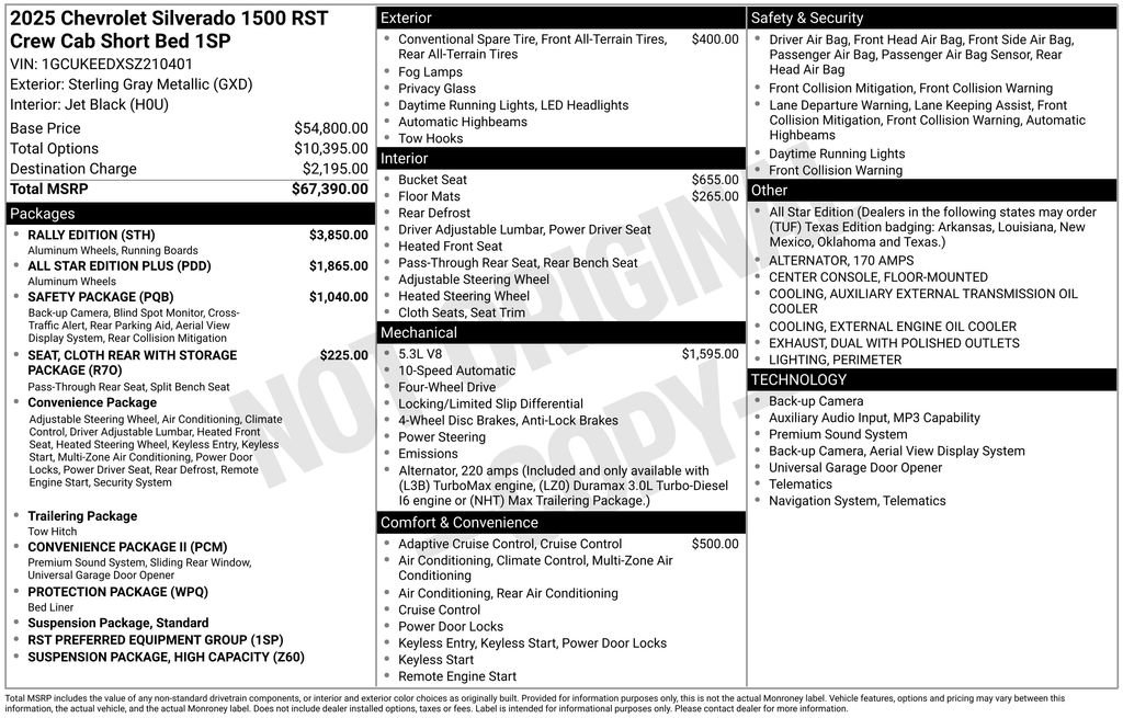 Used 2025 Chevrolet Silverado 1500 RST w/ Rally Edition AWD/4WD image 28