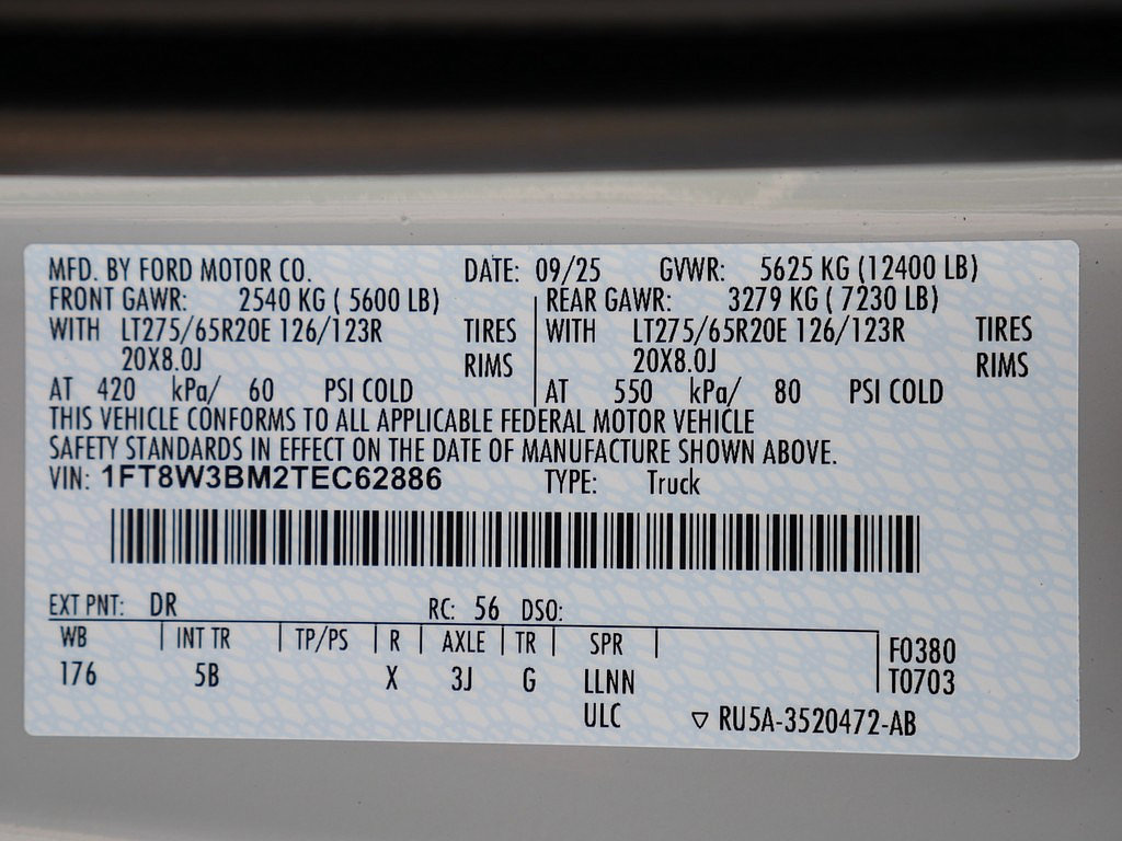 New 2026 Ford F350 Lariat w/ Black Appearance Package AWD/4WD image 48