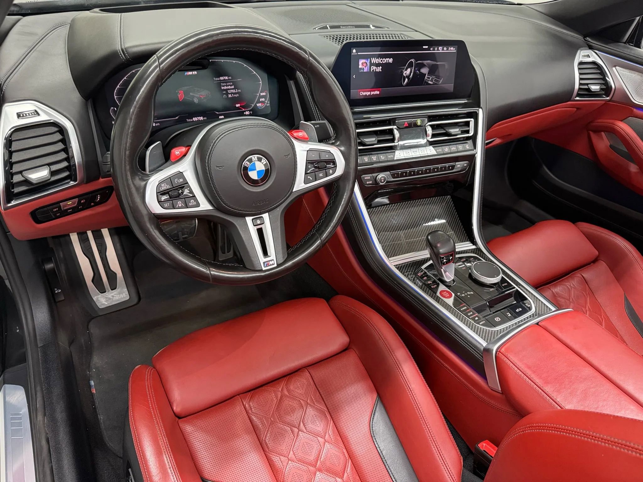 Used 2020 BMW M8 Convertible 2D w/ M Driver's Package image 2