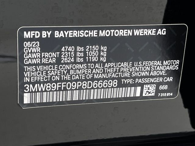 Certified 2023 BMW 330i xDrive Sedan w/ Premium Package AWD/4WD image 25