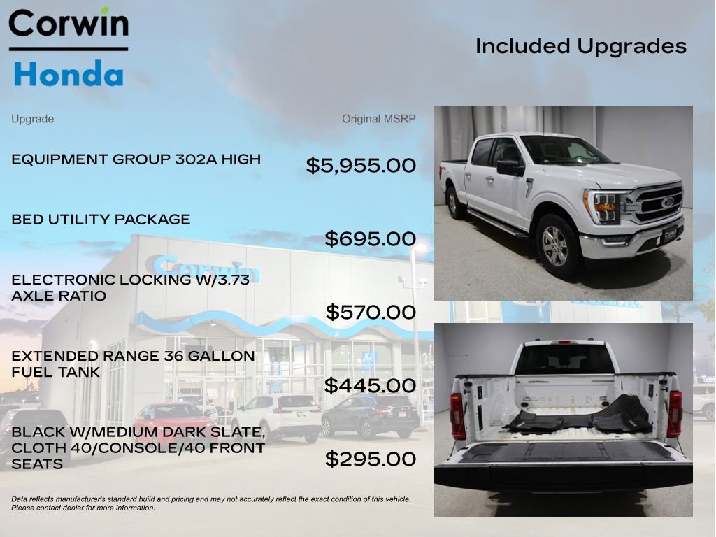 Used 2022 Ford F150 XLT w/ Equipment Group 302A High AWD/4WD image 4