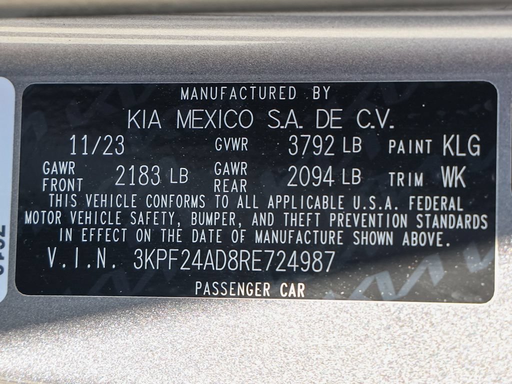 Used 2024 Kia Forte LXS FWD image 32