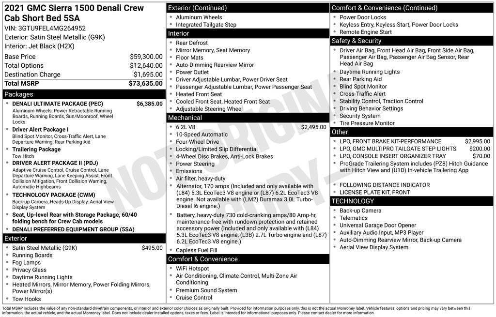 Used 2021 GMC Sierra 1500 Denali w/ Denali Ultimate Package image 27