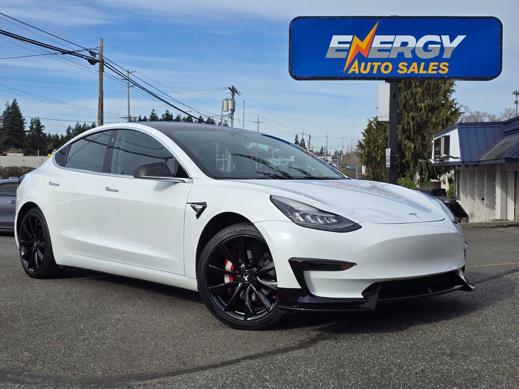 Used 2018 Tesla Model 3 Long Range AWD/4WD image 1