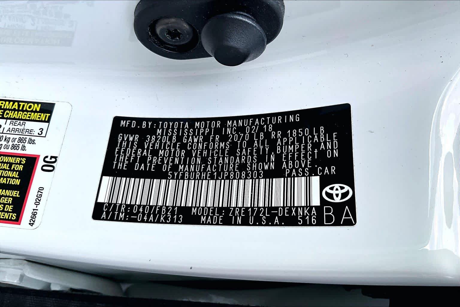 Used 2018 Toyota Corolla LE FWD image 36