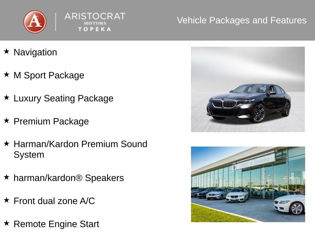 New 2027 BMW 530i xDrive w/ M Sport Package AWD/4WD image 3
