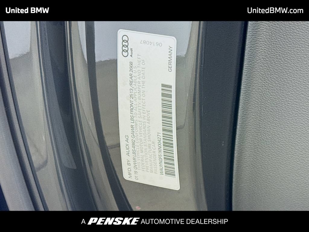 Used 2019 Audi A5 2.0T Premium Plus w/ Premium Plus AWD/4WD image 14