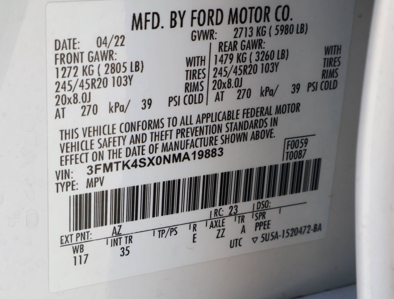 Used 2022 Ford Mustang Mach-E GT w/ GT Performance Edition AWD/4WD image 23