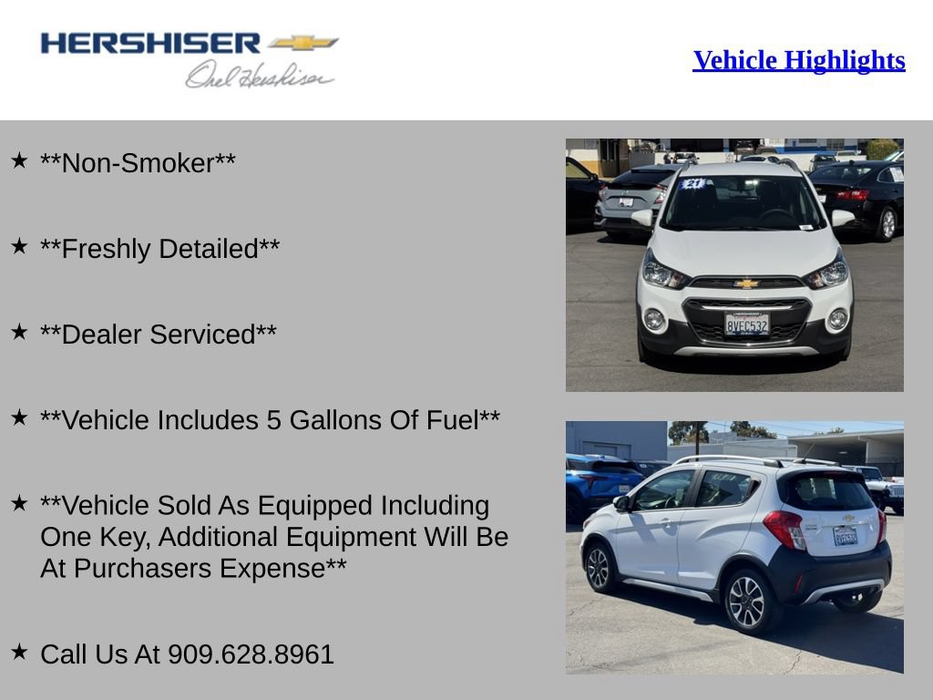 Used 2021 Chevrolet Spark ACTIV FWD image 2