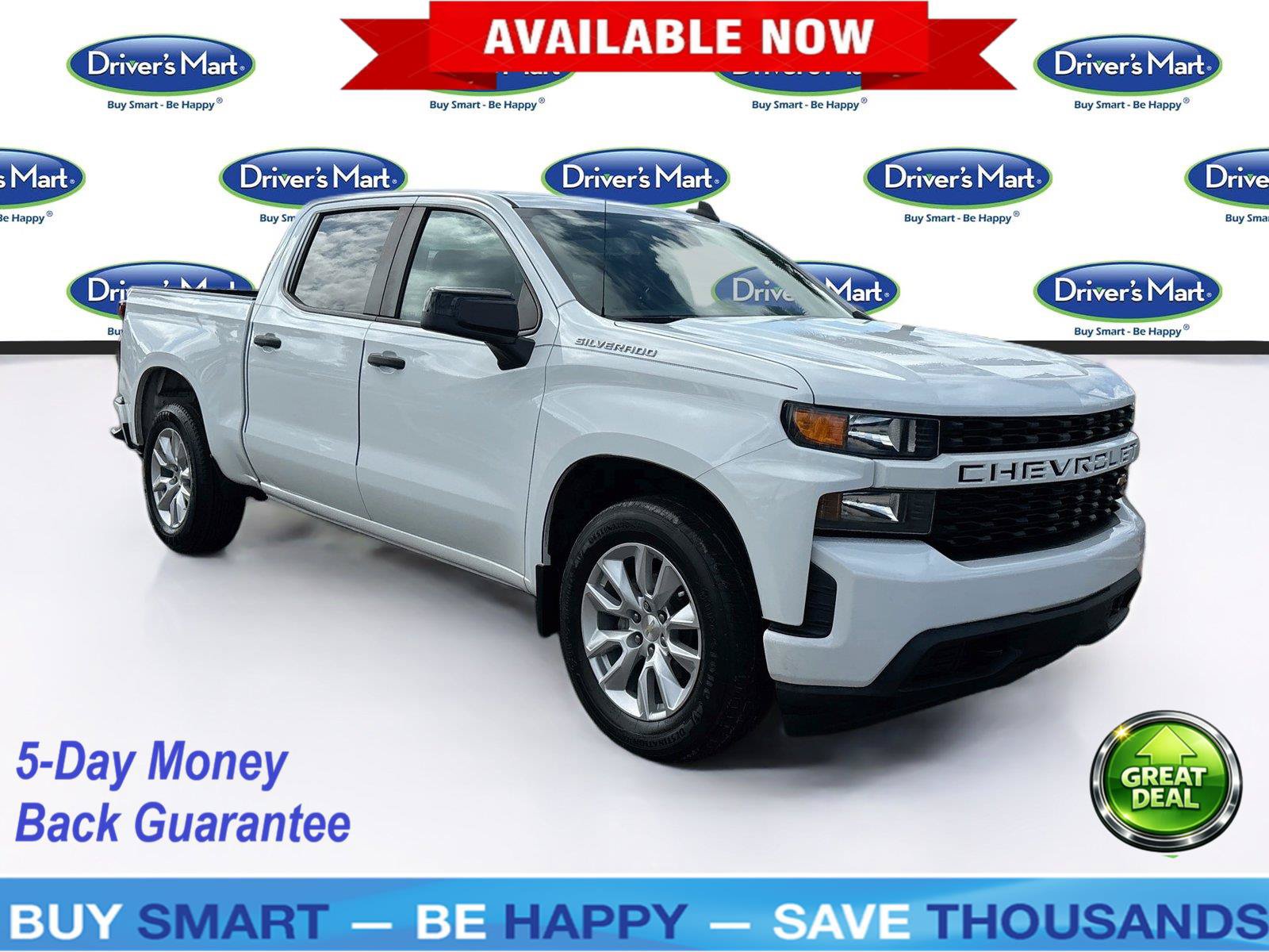 Used 2021 Chevrolet Silverado 1500 Custom w/ Safety Confidence Package RWD image 1