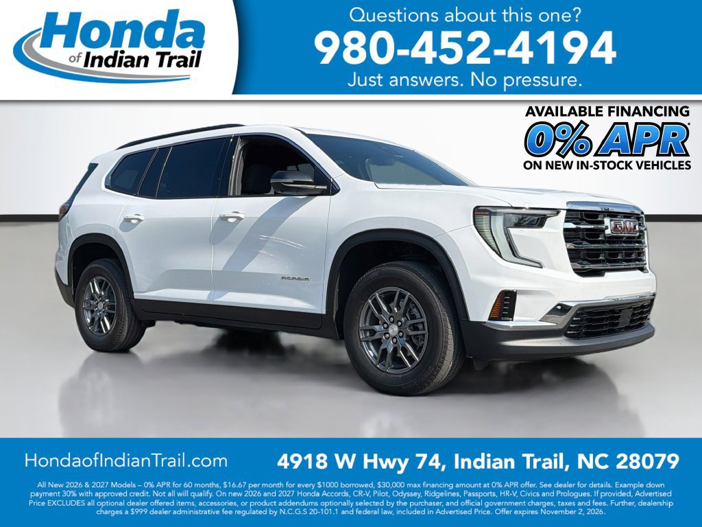 Used 2025 GMC Acadia Elevation