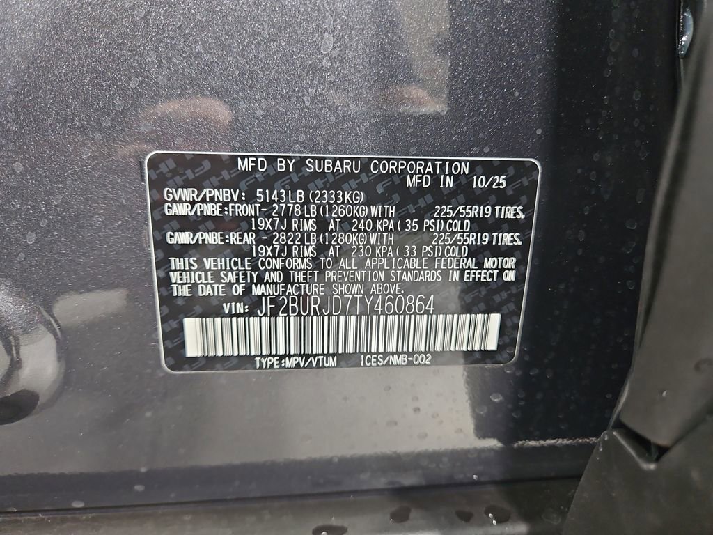 New 2026 Subaru Outback Touring XT image 31