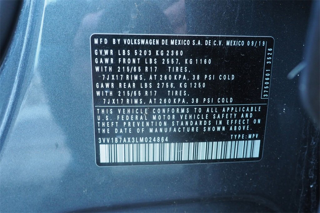 Used 2020 Volkswagen Tiguan S image 28