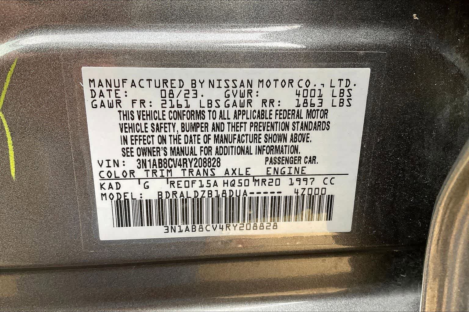 Used 2024 Nissan Sentra SV FWD image 20