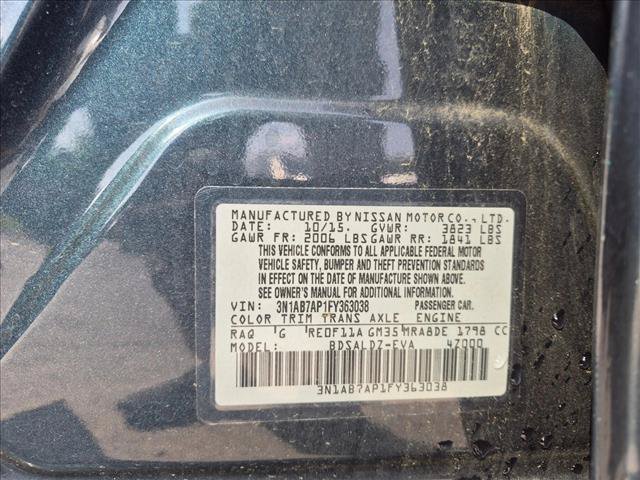 Used 2015 Nissan Sentra SV w/ Style Package FWD image 15