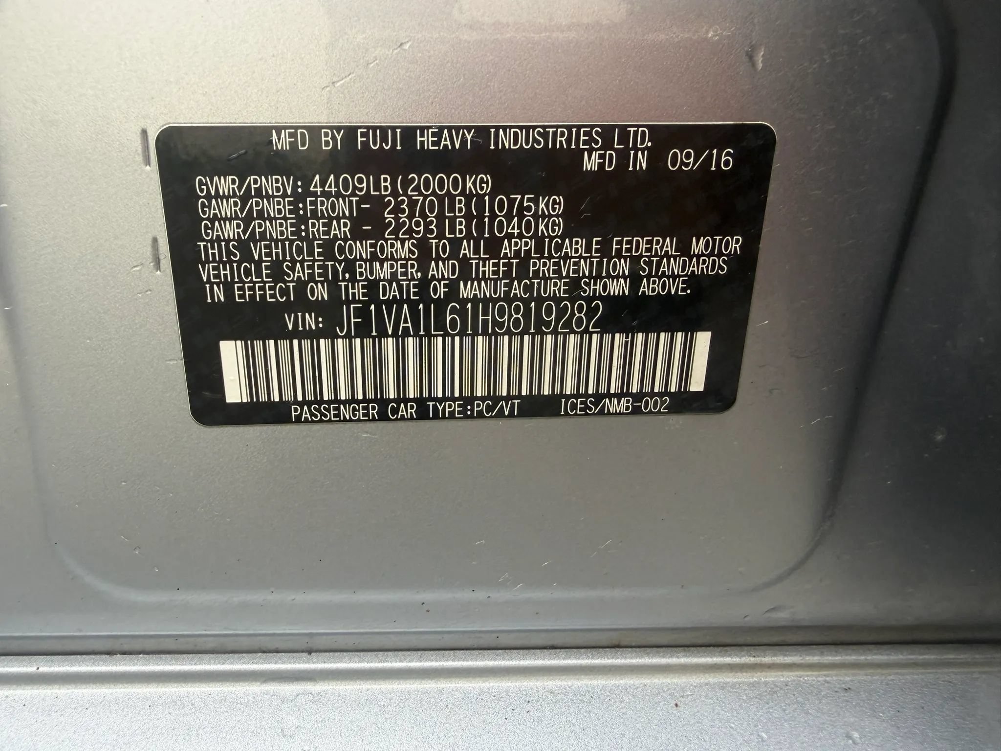 Used 2017 Subaru WRX Limited AWD/4WD image 34
