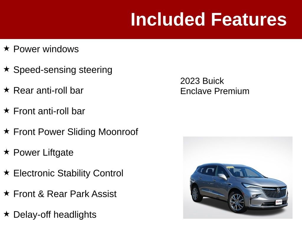 Used 2023 Buick Enclave Premium w/ Experience Buick Package AWD/4WD image 4