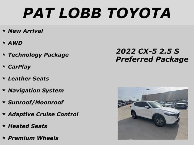 Used 2022 MAZDA CX-5 AWD 2.5 S w/ Preferred Package image 21