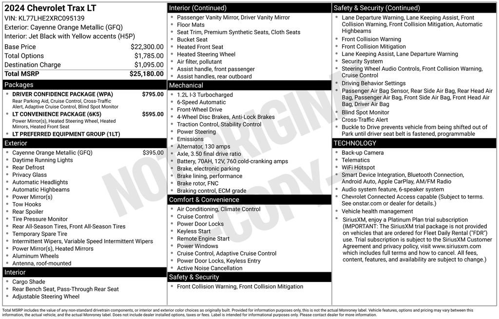 Used 2024 Chevrolet Trax LT w/ Driver Confidence Package FWD image 4