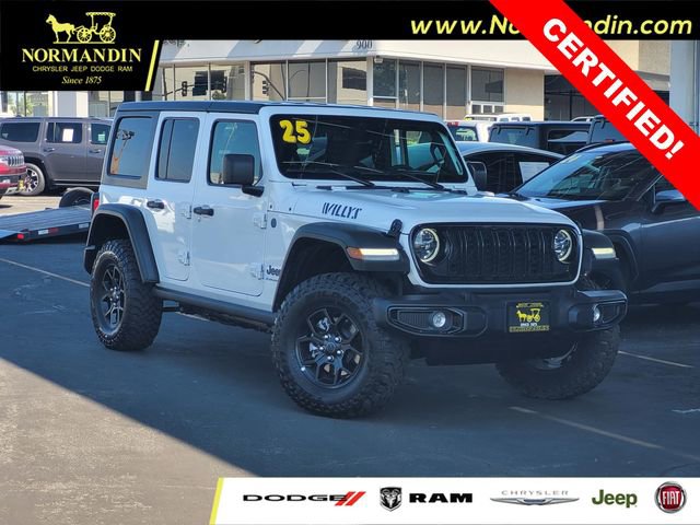 Certified 2025 Jeep Wrangler Unlimited Sport S 4xe