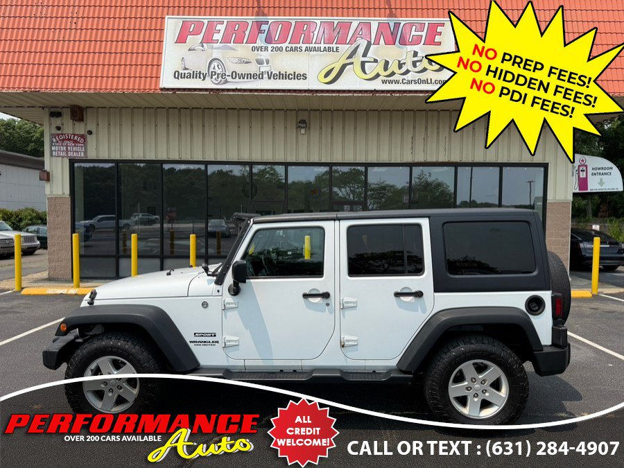 Used 2015 Jeep Wrangler Unlimited Sport w/ Quick Order Package 24S AWD/4WD image 3