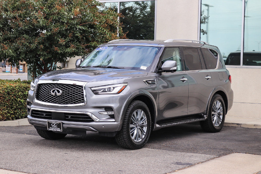 Used 2021 INFINITI QX80 Luxe w/ Cargo Package RWD image 3