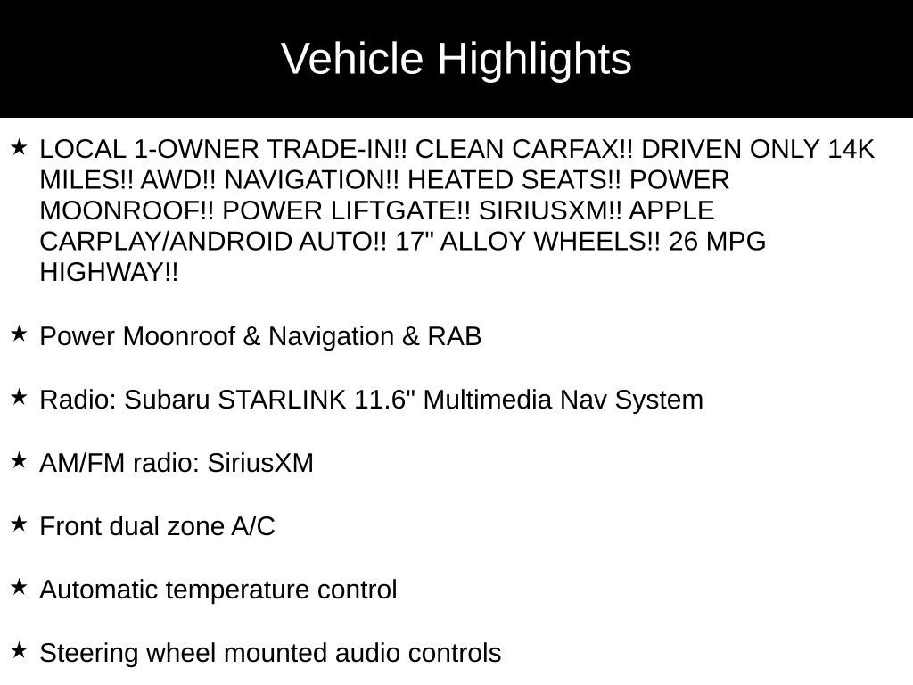 Used 2023 Subaru Outback Wilderness image 38