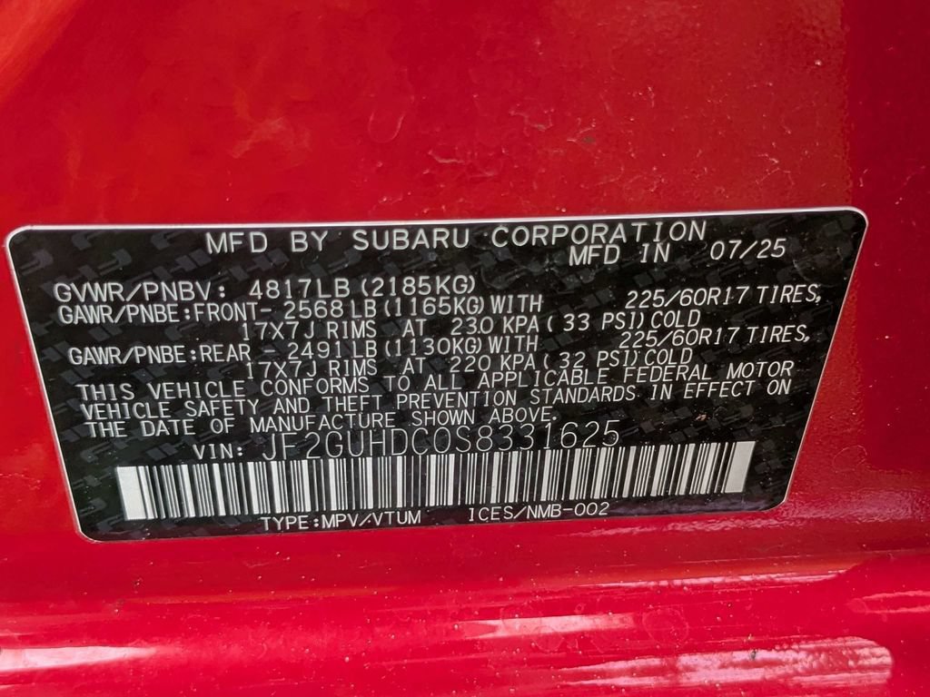 Certified 2025 Subaru Crosstrek 2.5i Premium AWD/4WD image 20