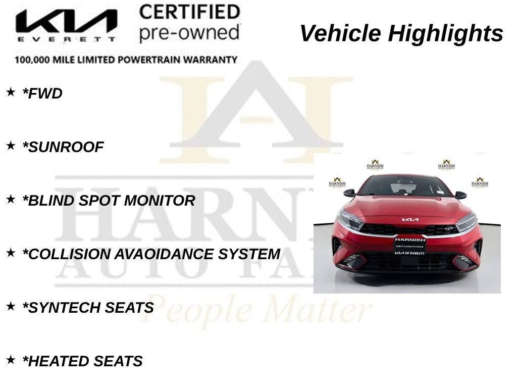 Certified 2023 Kia Forte GT w/ GT2 Package FWD image 9