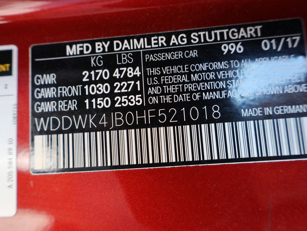 Certified 2017 Mercedes-Benz C 300 Cabriolet image 17