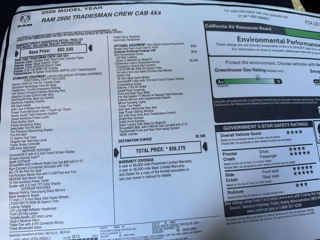 New 2026 RAM 2500 Tradesman image 27