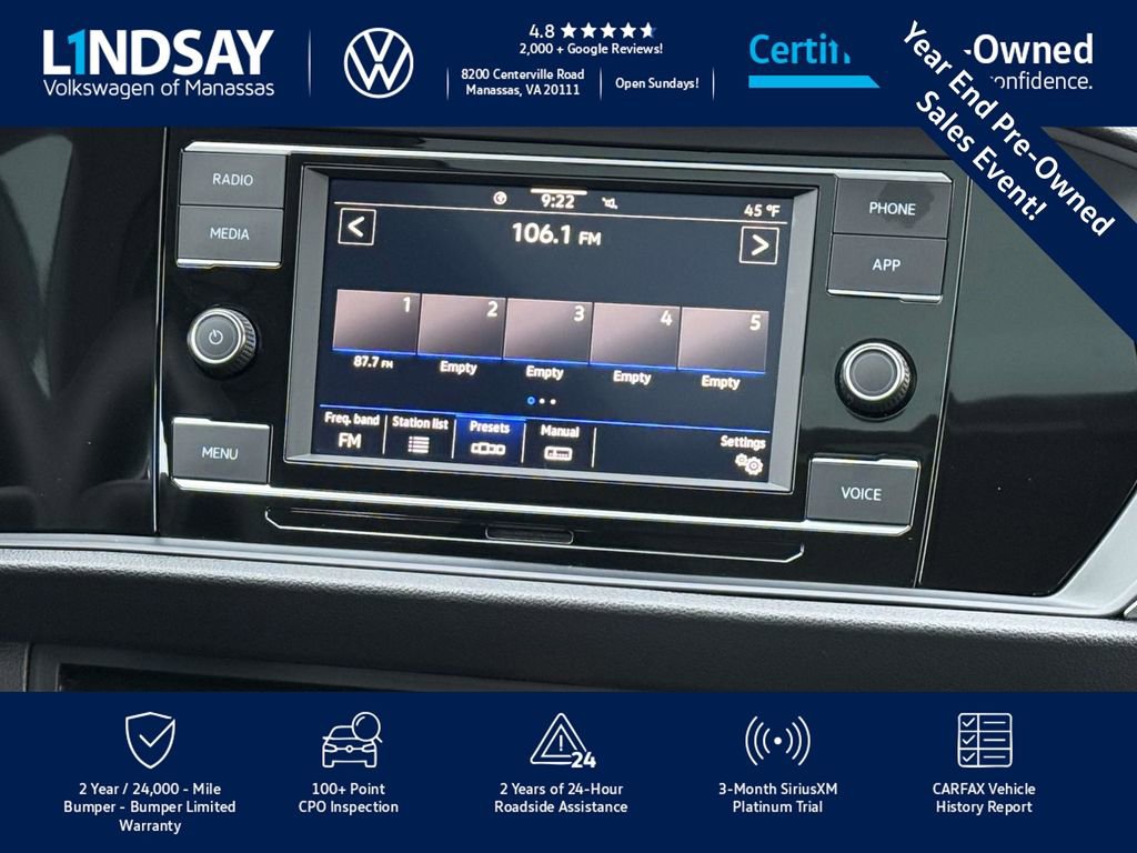 Certified 2024 Volkswagen Jetta SE w/ Panoramic Sunroof Package image 15