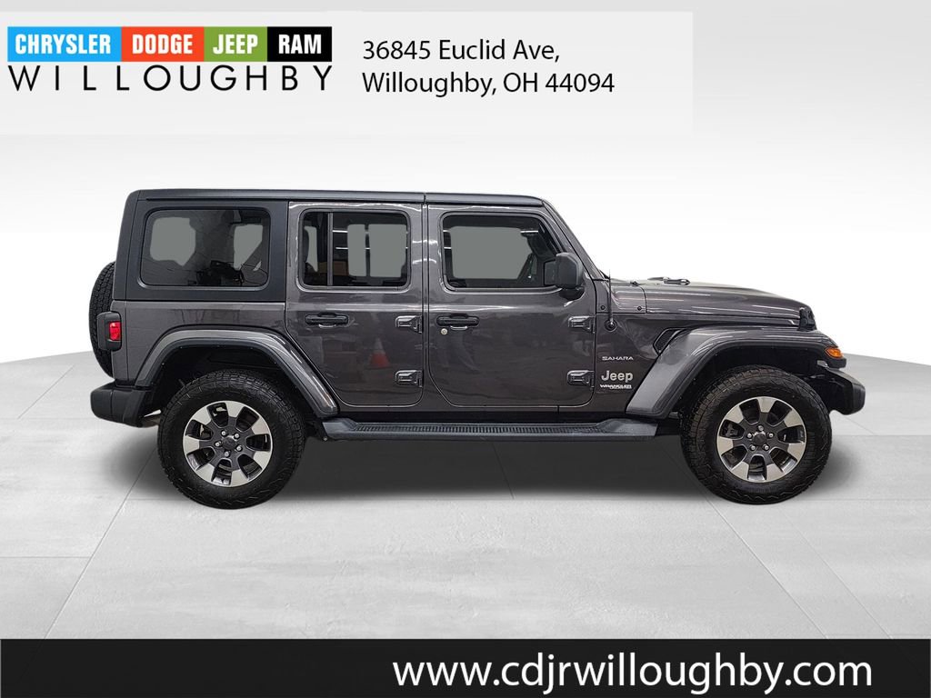 Used 2021 Jeep Wrangler Unlimited Sahara w/ Uconnect 4C Nav & Sound Group AWD/4WD image 4