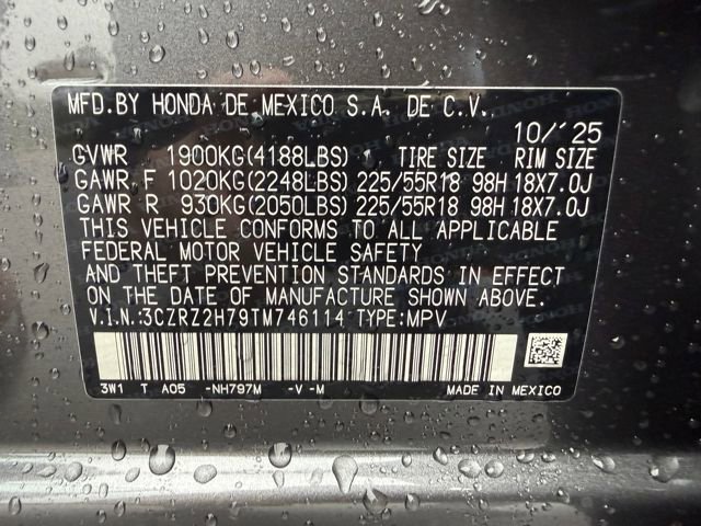 New 2026 Honda HR-V EX-L image 19